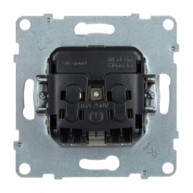 Legrand/Daccord SUNO Слоновая кость Розетка 2К+З 16А 250В.Винтовые зажимы..