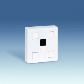 Simon 82 Белая Накладка на сценарный контроллер освещения, S82,82Нат