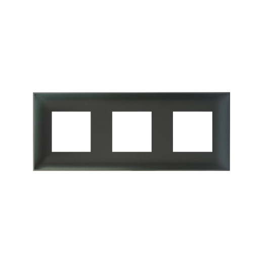 Рамка 3 поста (6 мод.), Avanti, сине-зеленый жемчуг