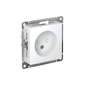 Systeme Electric AtlasDesign Лотос Розетка б/з со шторками, 16А, механизм