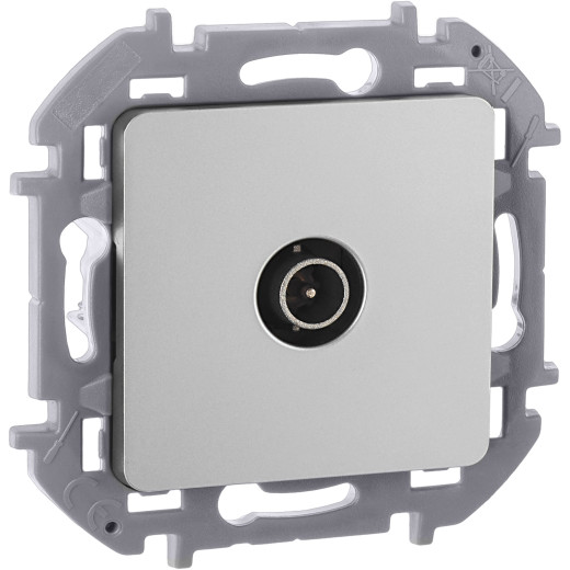 Розетка TV (телевизионная) - Legrand/Daccord Inspiria - оконечная - алюминий