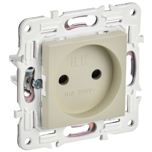 SKANDY Роз. без з/к с з/ш 10А SK-R01B беж. IEK