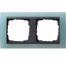 Gira Event Opaque Салатовый/Антрацит Рамка 2-ая