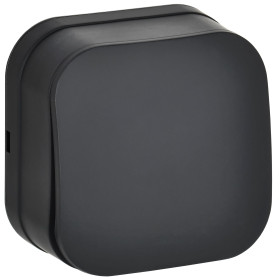 IEK GLORY Выключ. 1-кл. о/у 10А ВС20-1-0-ХЧм черн. м.