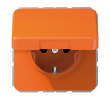 JUNG CD 500/CD plus Оранжевая Крышка откидная для розеток и изделий 50х50