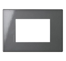 BT Axolute Air Антрацит Рамка, итальянская модульность, 3 модуля.