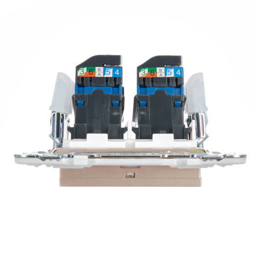 SKANDY Роз. комп. 2-ая RJ45 кат.6 SK-K04Sa песоч. IEK