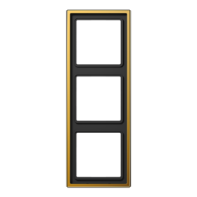 JUNG LS 990 Золото Рамка 3-ая