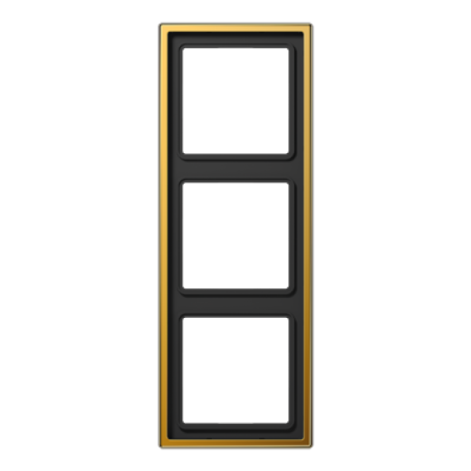 Рамка 3-кратная, золото