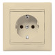 Розетка с заземлением - Legrand Valena - с лицевой панелью и рамкой в сборе 16А 250В винтовые зажимы - слоновая кость