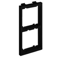 Simon Connect Графит Адаптер вертикальный на 2 модуля K45 45х45мм, Cima-модуль 52x108 мм