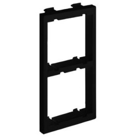 Simon Connect Графит Адаптер вертикальный на 2 модуля K45 45х45мм, Cima-модуль 52x108 мм