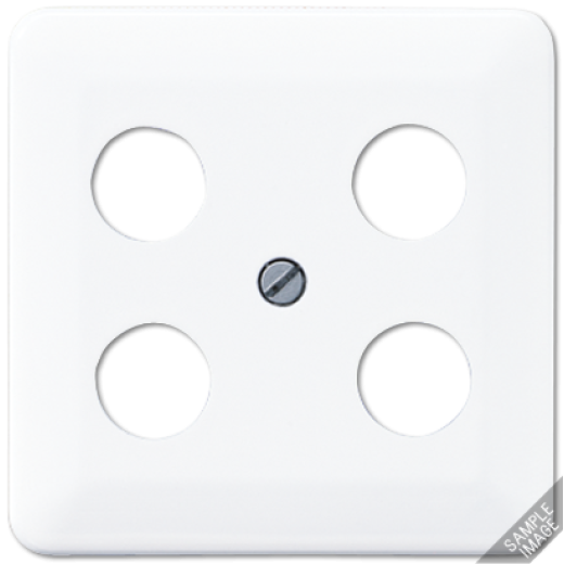 Крышка для SAT-TV-розетки с 4-мя гнездами