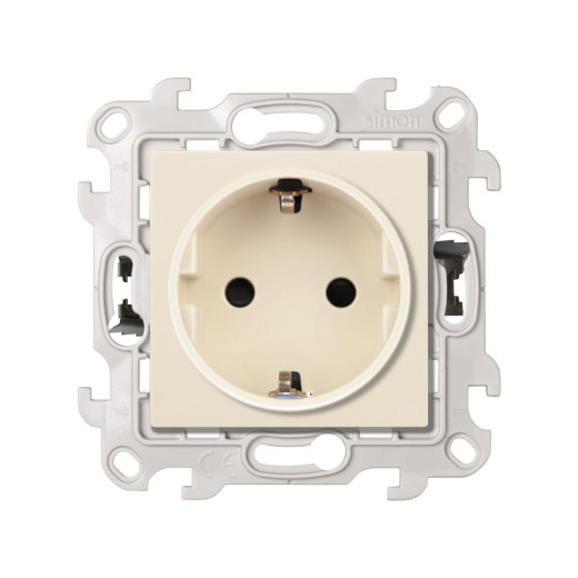 Розетка 2К+3 с защитными шторками Push&Go , сл.кость