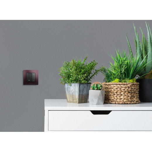 Диммер нажимной универсальный LED - Legrand Etika - 400Вт без нейтрали - антрацит