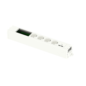 Schneider Electric Unica System+ Блок 4хРозетка (2К+З) + 2xUSB A/C + место (45х90) под VDI БЕЛЫЙ