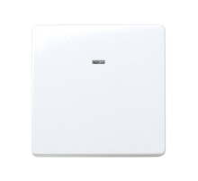 Simon 27 Мех Белый Выключатель однополюсный с подсветкой, 10АX 250 V