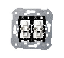 Simon 75 Выключатель перекрестный двухклавишный (с 3х мест)