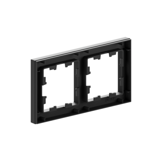2 - местная рамка, чёрная, пластик Эпика EKF