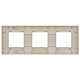 SKANDY Рамка 3-мест. SK-F03Sa песоч. IEK