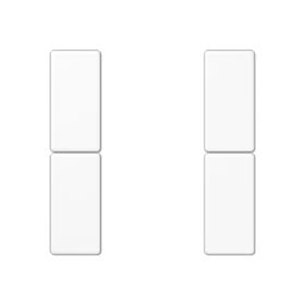 JUNG Белый Набор накладок 2градуса