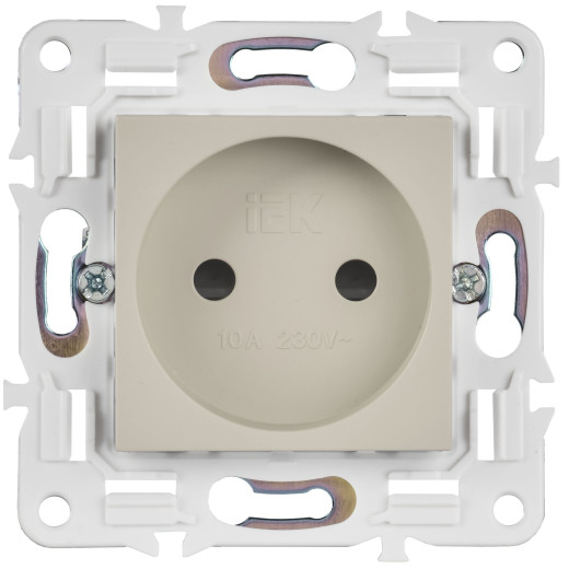 SKANDY Роз. без з/к с з/ш 10А SK-R01B беж. IEK