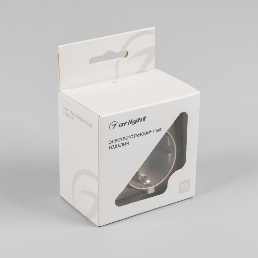 Механизм розетки с USB зарядкой SCT-MUAA-PL-GD-V (250V, 16A) (Arlight, -)