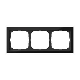 Systeme Electric ArtGallery Pure Органическое стекло Черный Рамка 3-ая