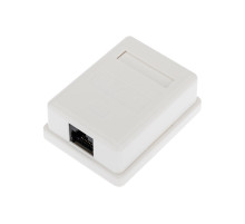 REXANT Рoзетка компьютерная внешняя, 1-порт RJ-45 (8P8C), UTP неэкранированная, категория 6,.