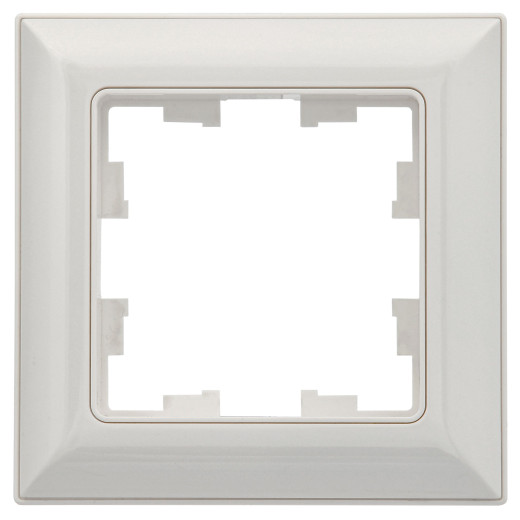 BRITE Рамка 1-мест. РУ-1-Бр бел./бел. IEK