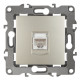 Розетка ЭРА Серия 12 12-3107-04 информационная RJ45 IP20 шампань