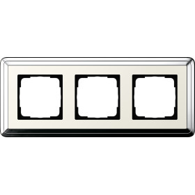 Gira ClassiX Хром/Кремовый Рамка 3-ая
