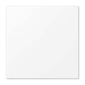 JUNG LS 990 Белый матовый Крышка без отверстий (фиксация защёлкиванием), с суппортом