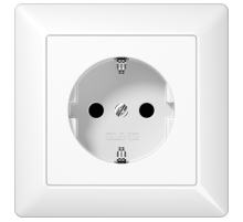 JUNG SCHUKO®-розетка 16 A / 250 B ~, белая