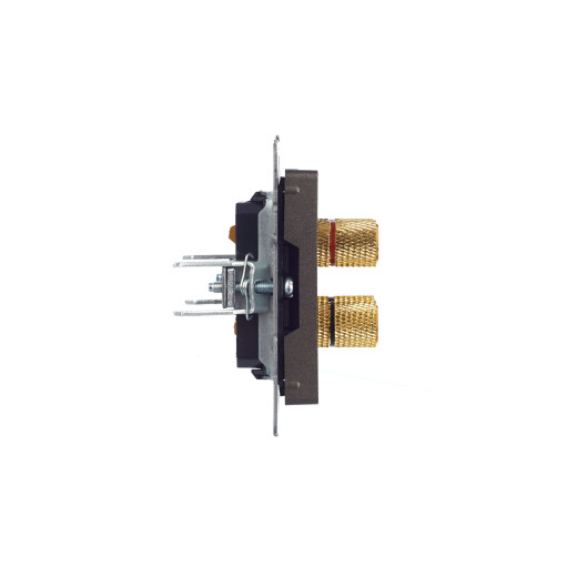 BRITE Аудиорозетка 4-мест. РА10-БрТБ бр. IEK