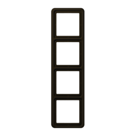 JUNG CD 500 Коричневая Рамка 4-ая