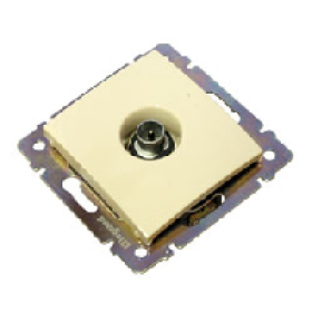 Legrand DIY Valena Алюм Розетка TV единственная 1,5 дБ.