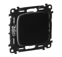 Legrand Valena ALLURE DIY Антрацит Переключатель 1-клавишный 10А 250В.