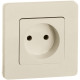 Розетка без заземления - Legrand/Daccord Inspiria - без шторок 16А 250В винтовые зажимы - слоновая кость