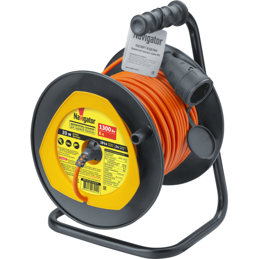 Удлинитель Navigator 93 914 NPE-LM-20-X-2x0.75 для сад. техн. б/з 20м (Россия)