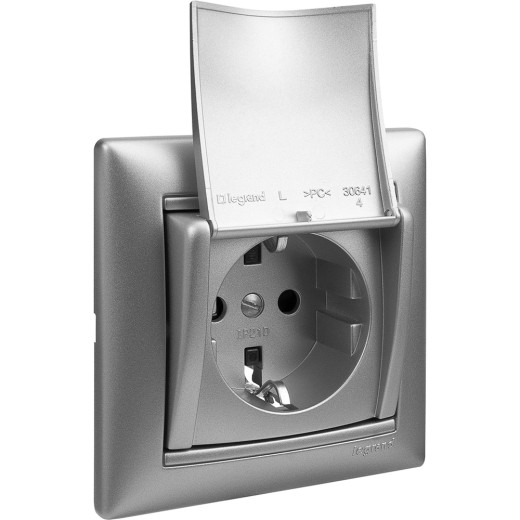 Рамка 1 пост - Legrand Valena - алюминий