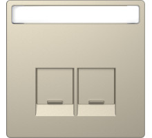 Schneider Electric Merten D-Life Сахара Накладка центральная для 2-х модульных разъемов