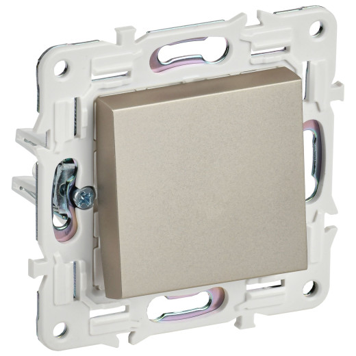 SKANDY Выключ. 1-кл. прох. 10А SK-V02Sh шамп. IEK