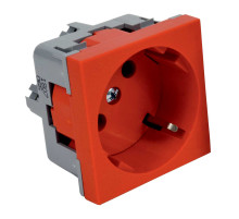 Kopos Розетка QUADRO красная 16 A, 250 V AC QS 45X45 (BB)