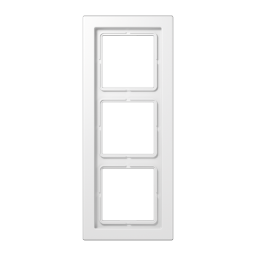 Рамка 3-кратная, белая,ударопрочная