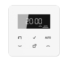 JUNG Стандартный таймер с диплеем, белый