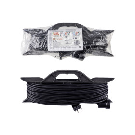 TDM Удлинитель-шнур на рамке силовой народный ПВС 2200 Вт б/з, 50м, штепс. гнездо У-12009