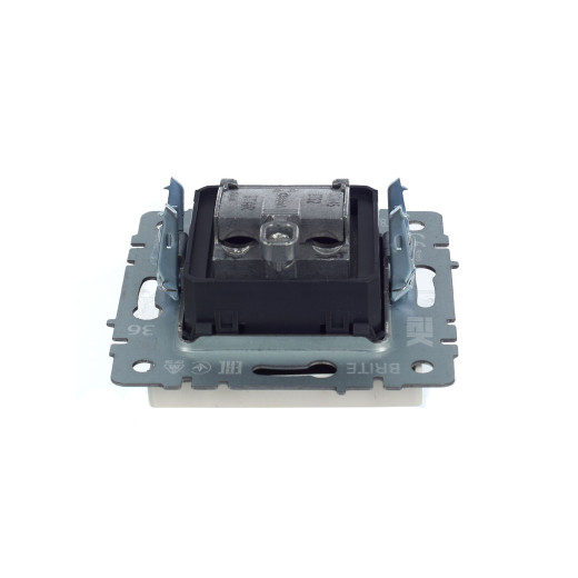 BRITE Роз. двойная TV+SAT РТВ/РСп12-БрЖ жемч. IEK