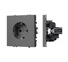 Arlight Механизм электрической розетки SCT-NOBE-MEU1-SFPL-GR (230V, 16A) (-)