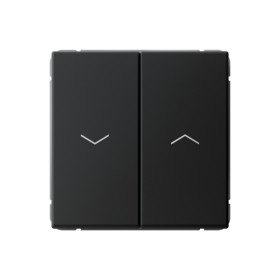 Systeme Electric ArtGallery Карбон Выключатель 2-клавишный для жалюзи, 2х сх.4, 10А, механизм, быстрозажим. клем.